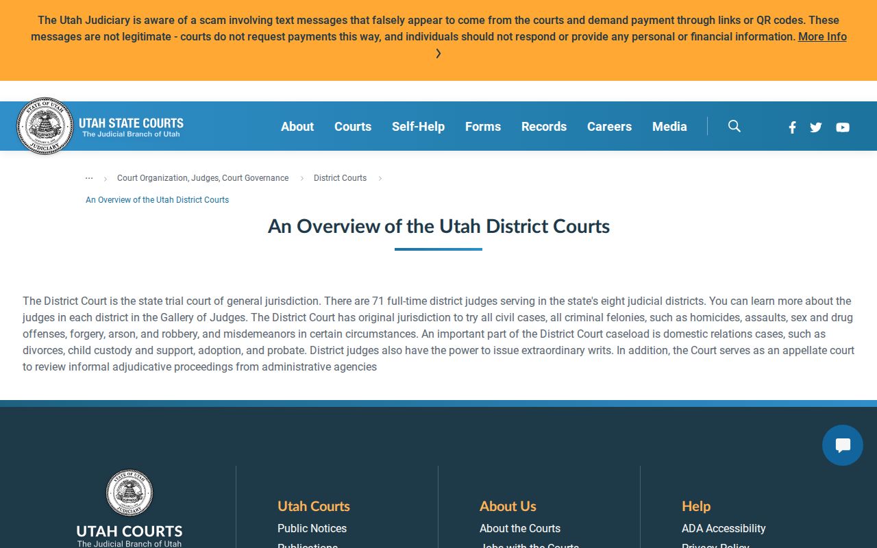 Garfield County civil court docket District Court overview