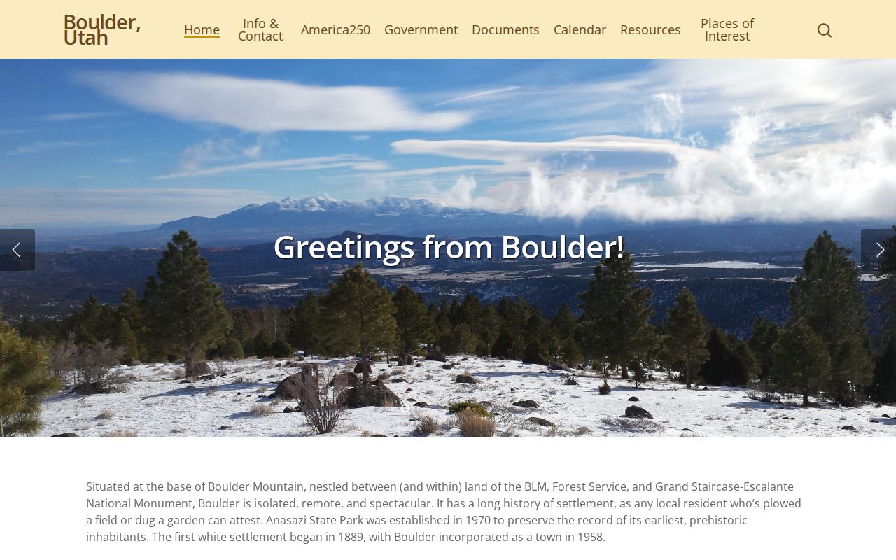 Boulder court records and official town office context